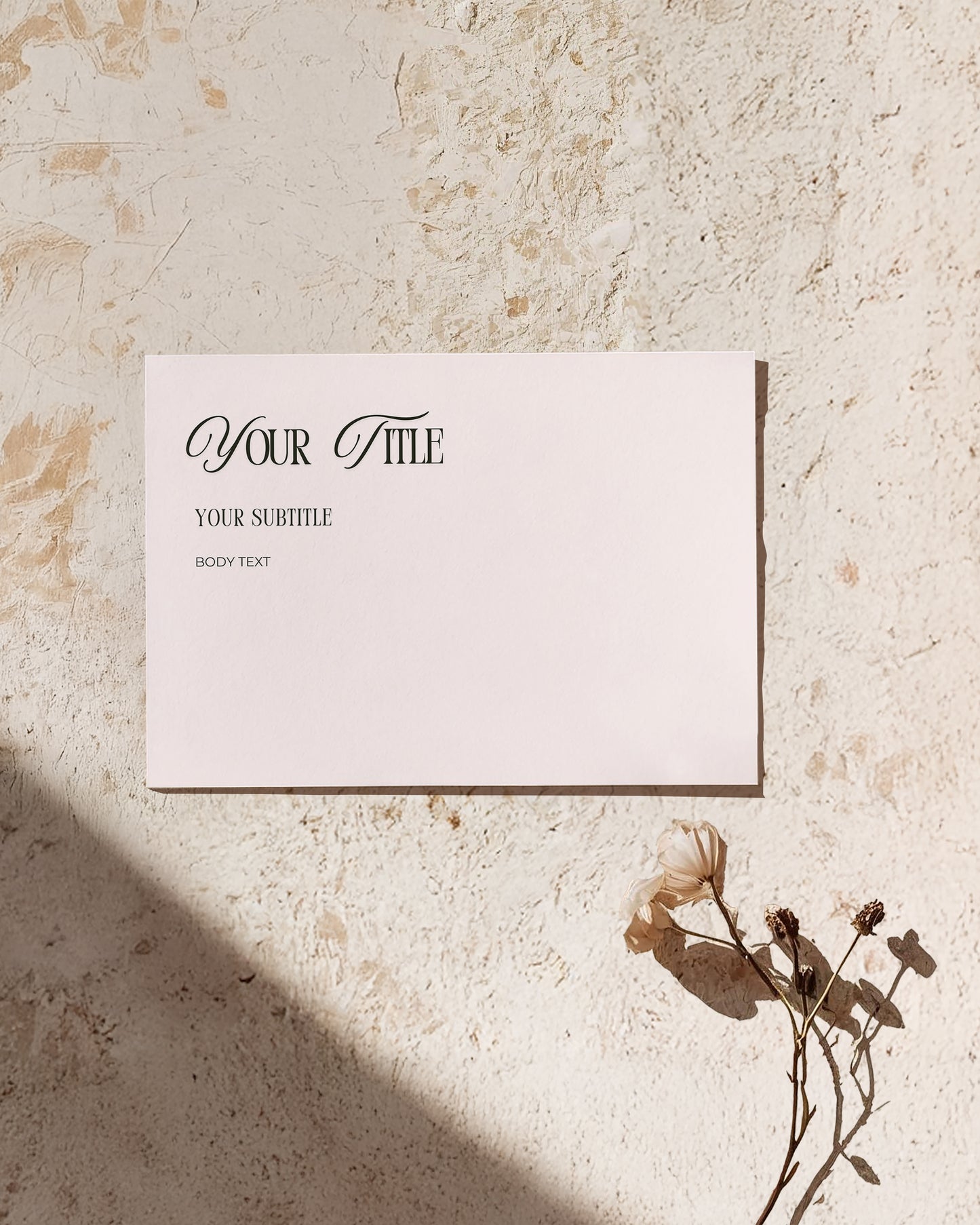 Blank Landscape Sign | The Perfect Match