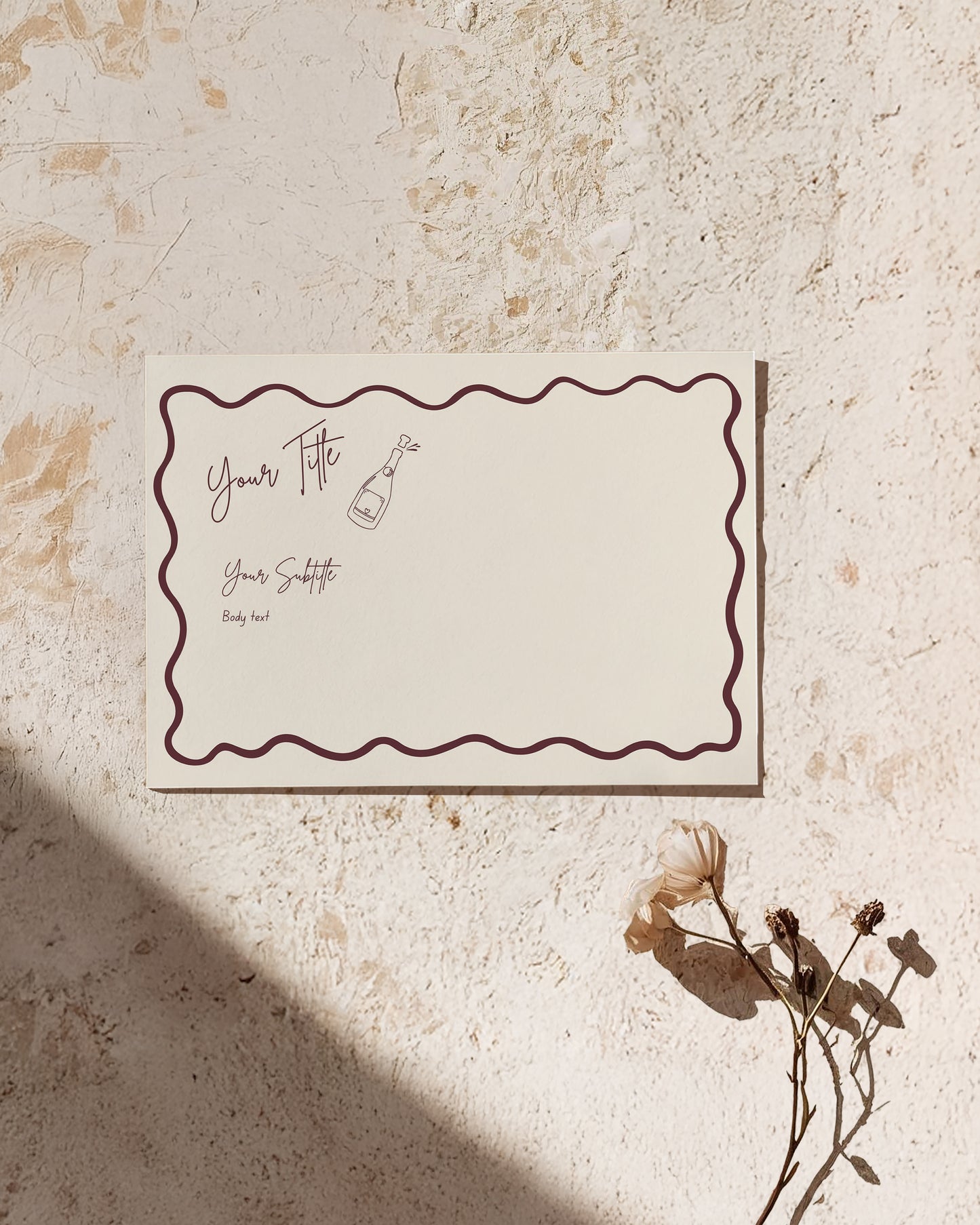 Blank Landscape Sign | Hold My Hand