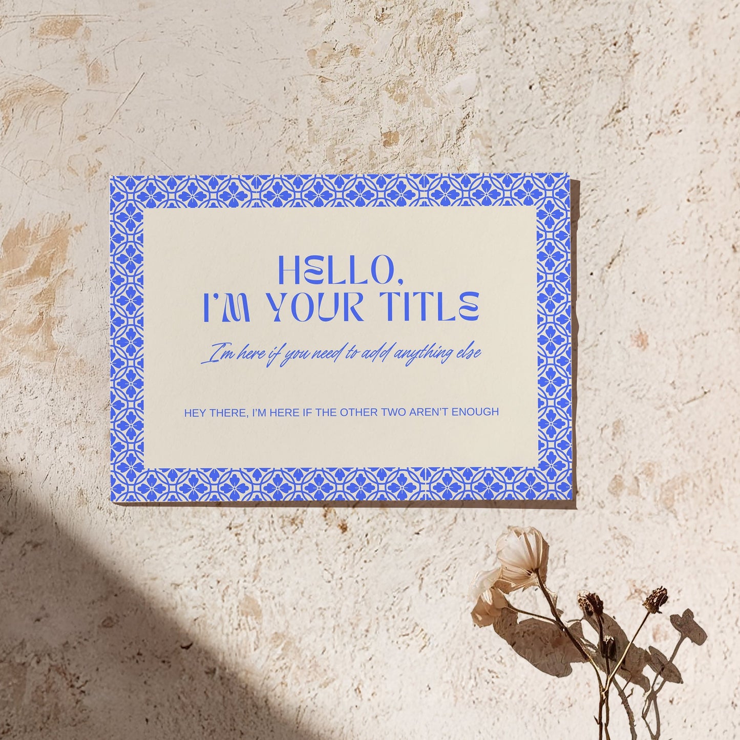 Blank Landscape Sign | Limoncello Love Letters