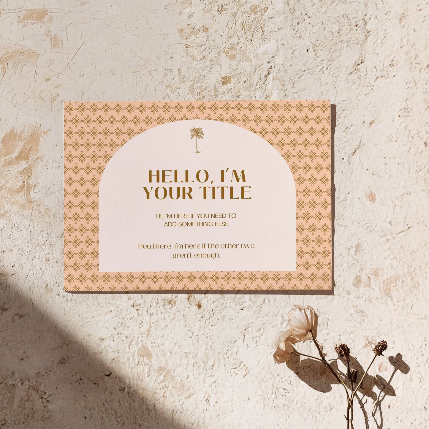 Blank Landscape Sign | Palm Tree Promises