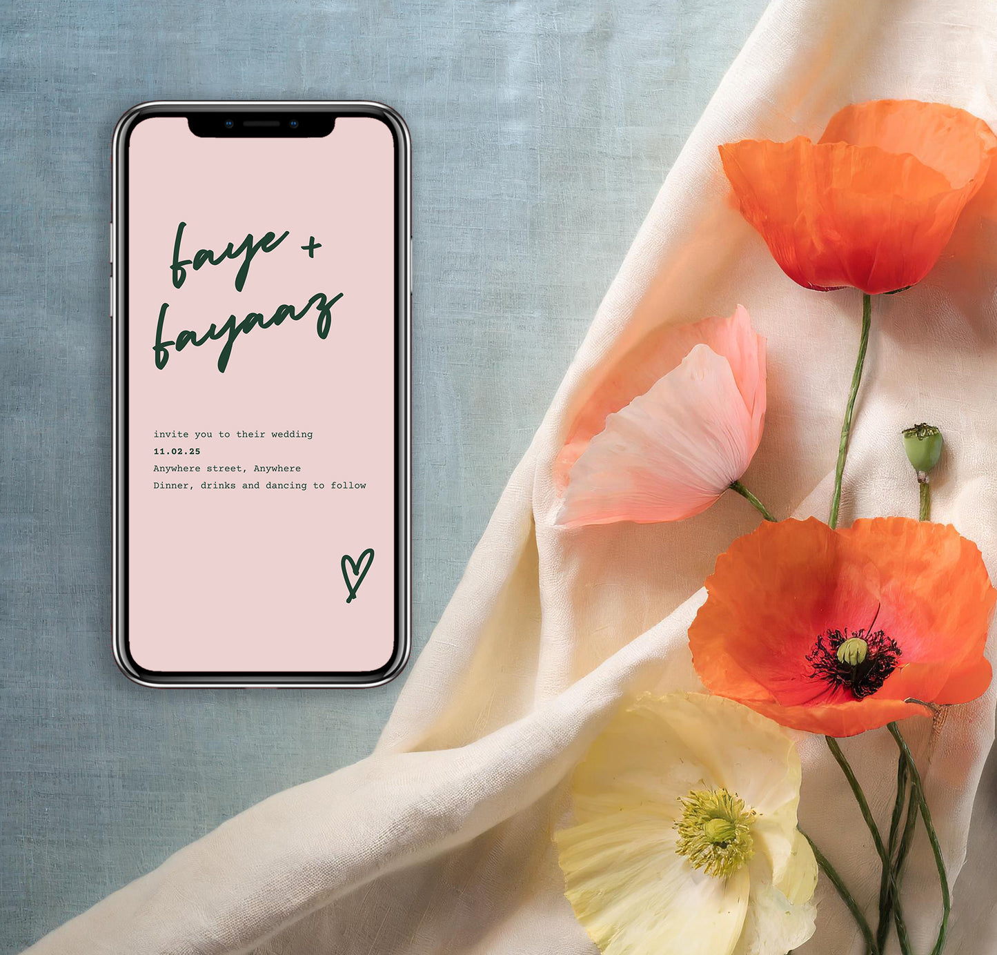 Digital Invite | Cross My Heart