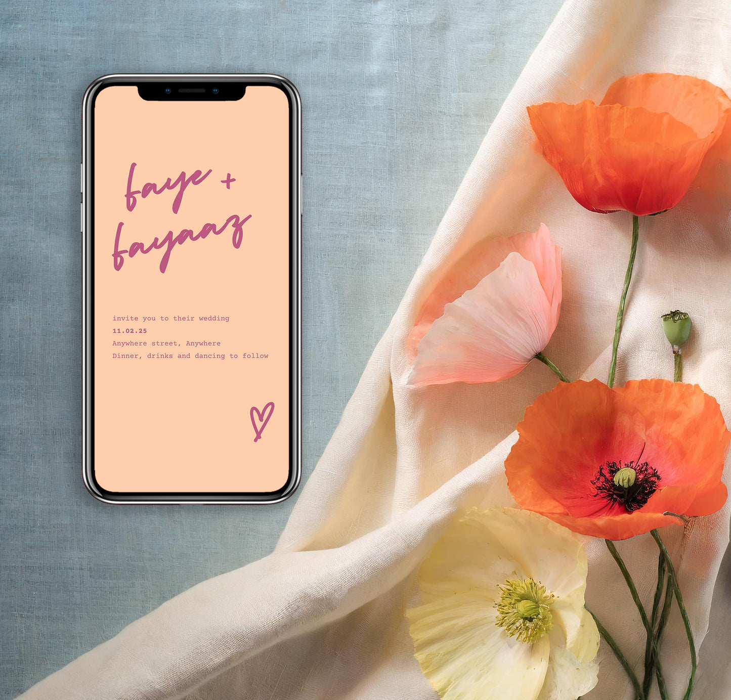 Digital Invite | Cross My Heart