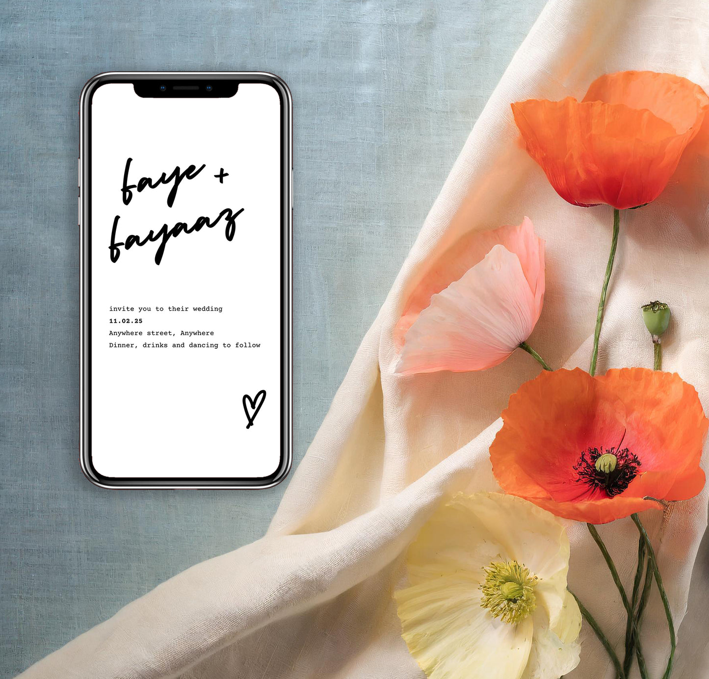 Digital Invite | Cross My Heart