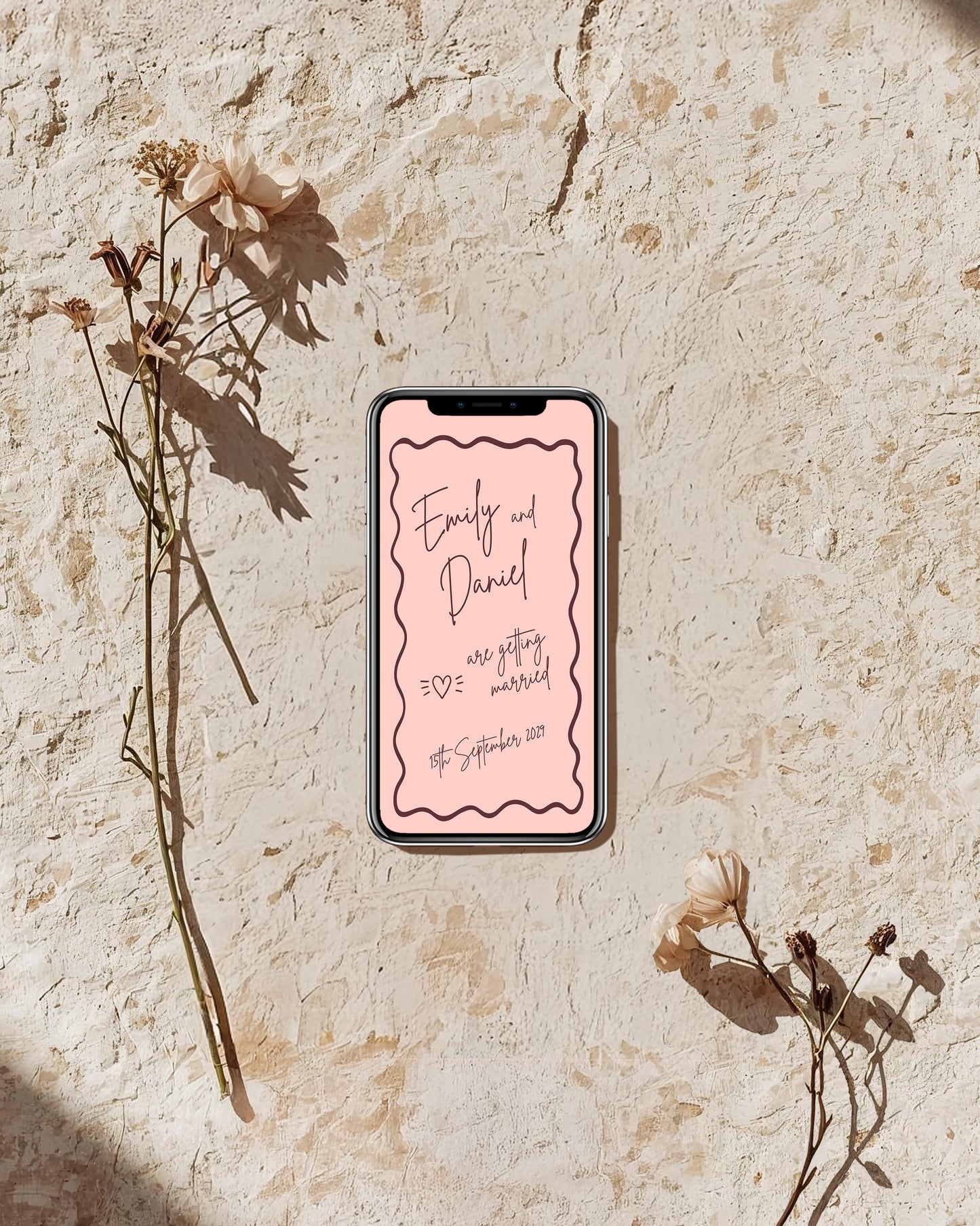 Digital Save the Date | Hold My Hand