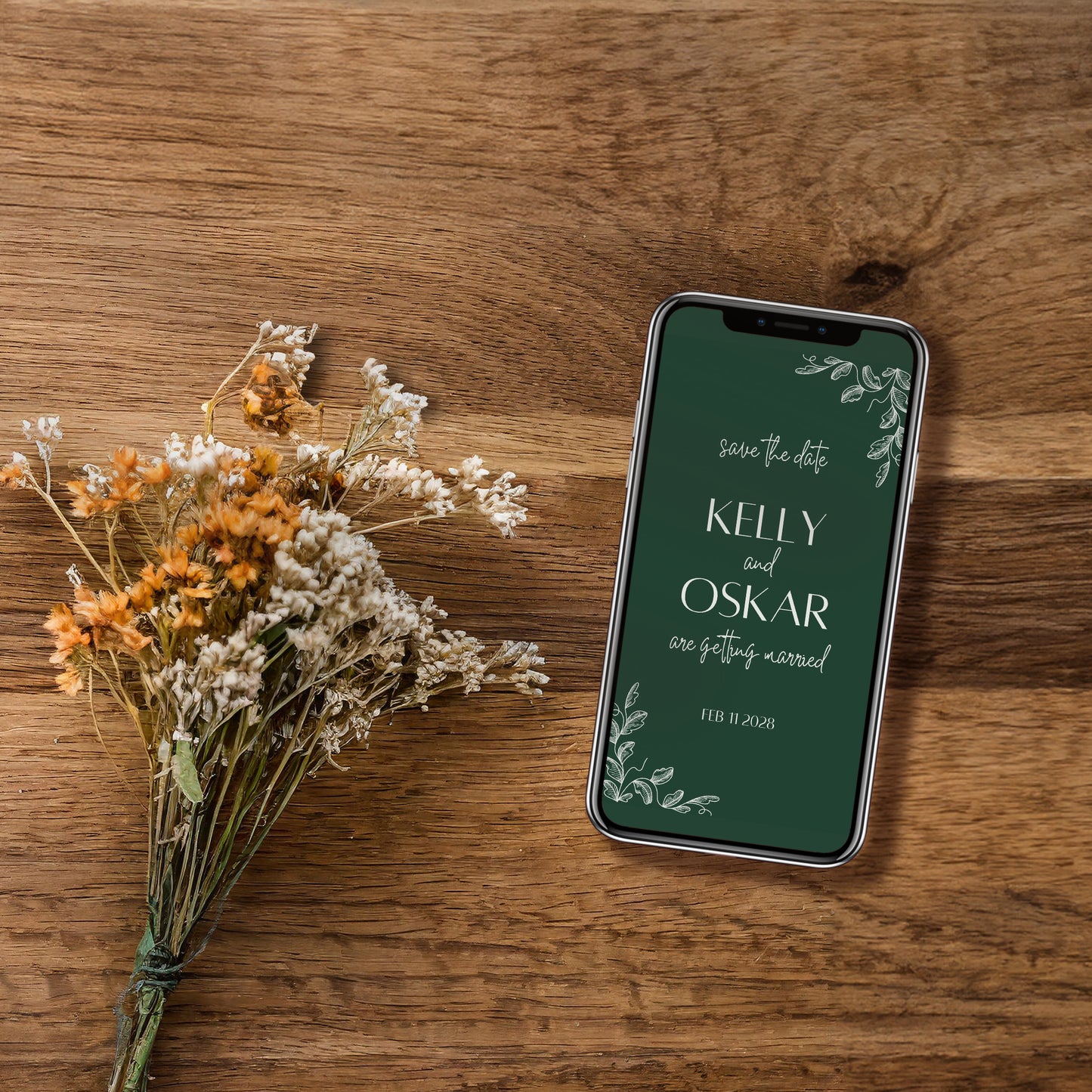 Digital Save the Date | Botanical Bliss