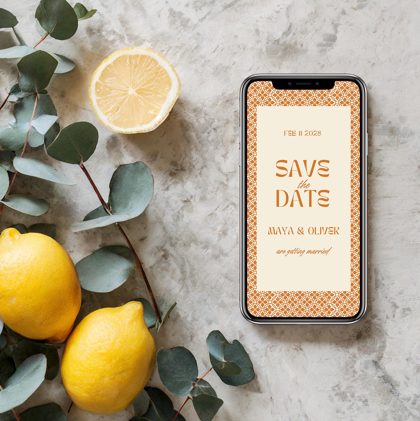 Digital Save the Date | Limoncello Love Letters