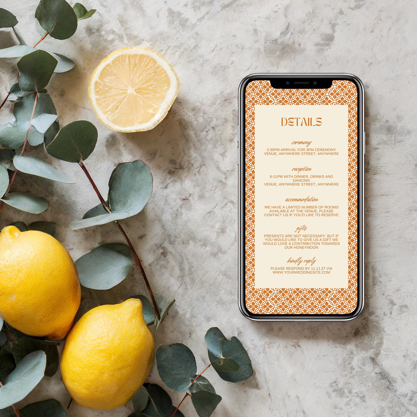 Digital Invitation | Limoncello Love Letters
