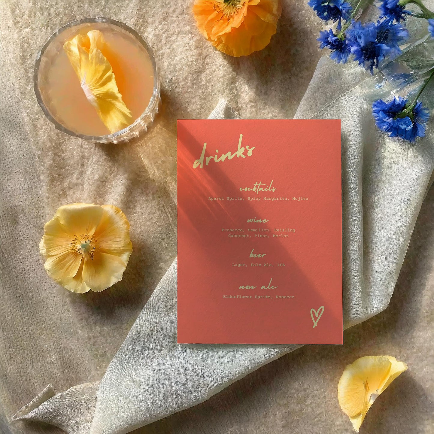 Drinks Menu | Cross My Heart