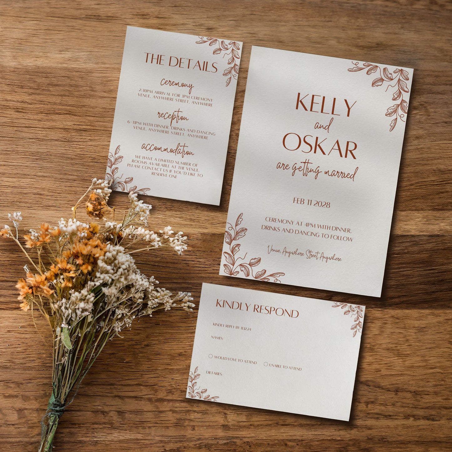 Invite Set | Botanical Bliss
