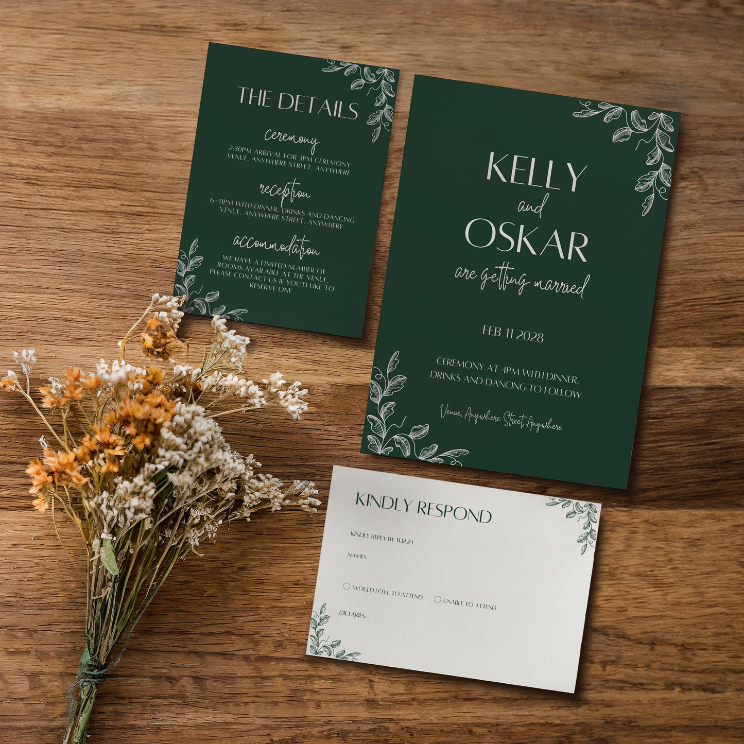 Invite Set | Botanical Bliss