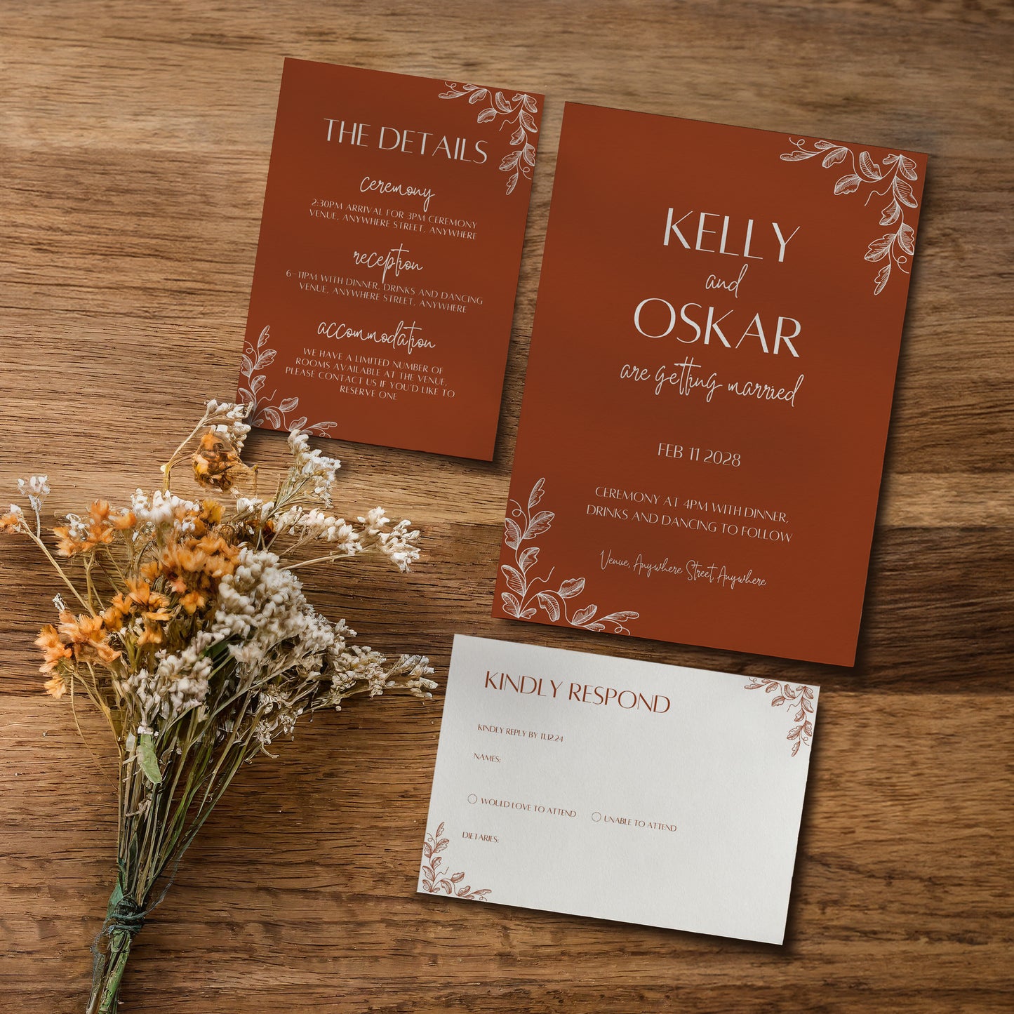 Invite Set | Botanical Bliss
