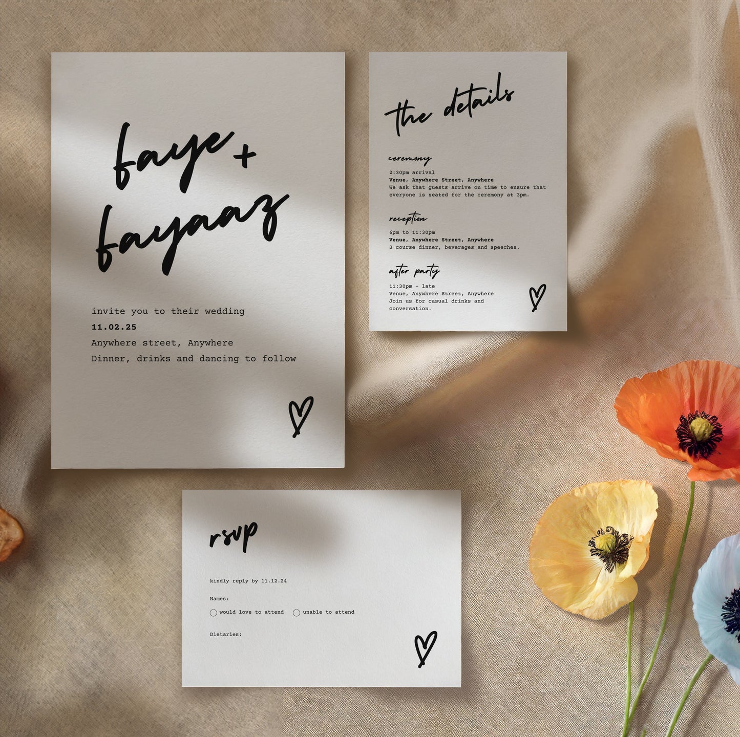 Invite Set | Cross My Heart