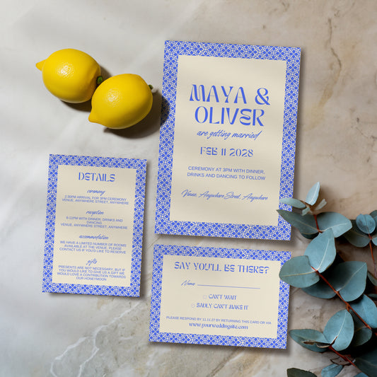 Invite Set | Limoncello Love Letters