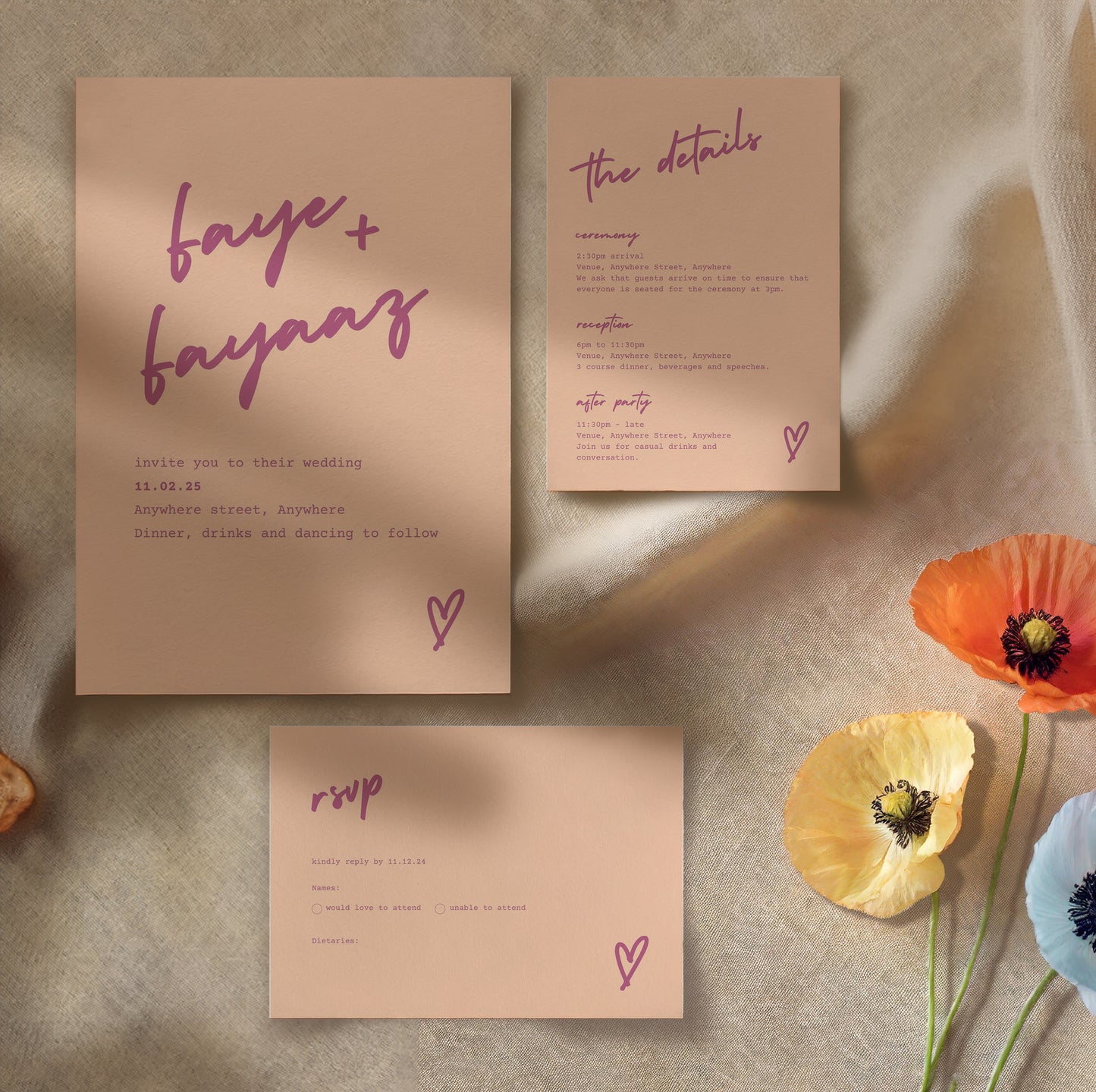 Invite Set | Cross My Heart