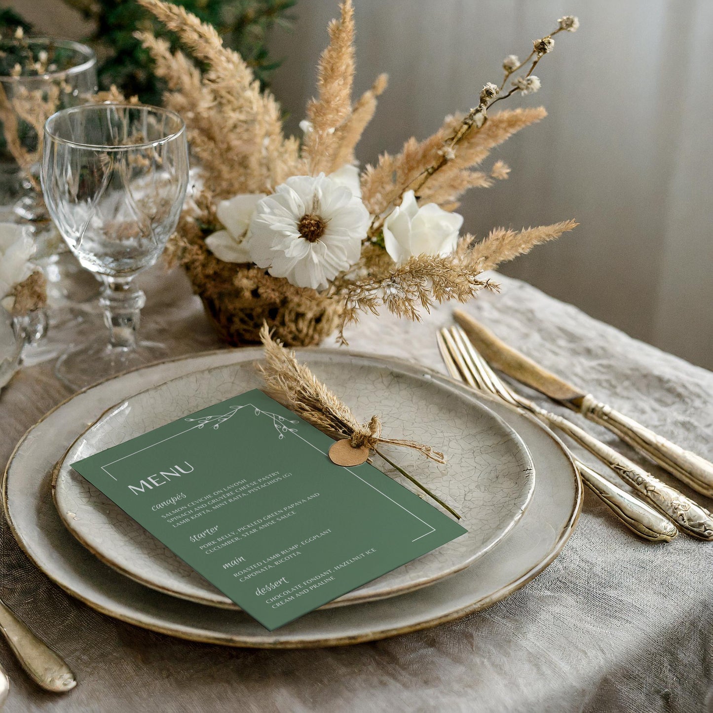 Food Menu | Putting Down Roots