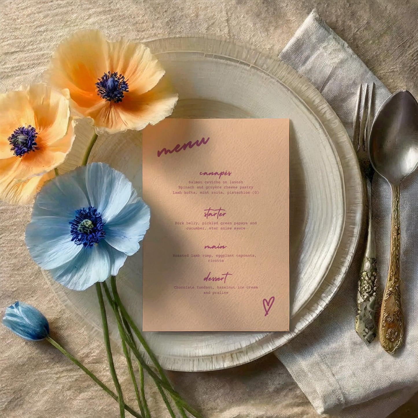 Food Menu | Cross My Heart