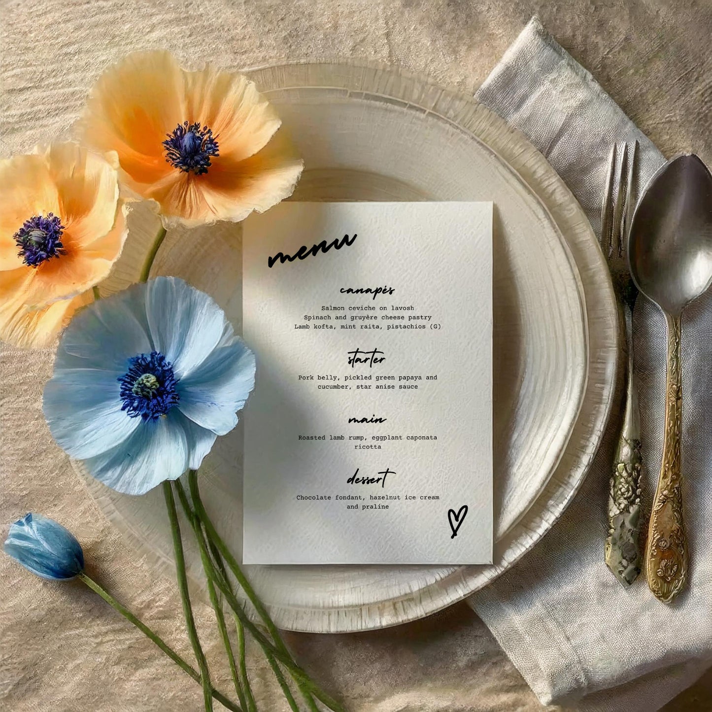 Food Menu | Cross My Heart