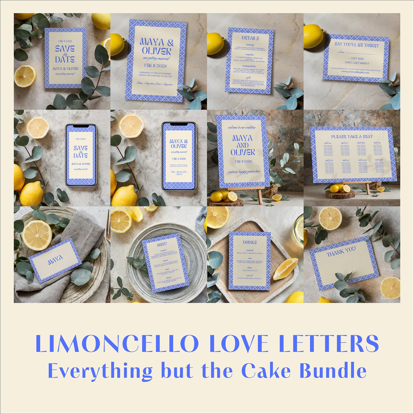 Everything But The Cake Bundle | Limoncello Love Letters