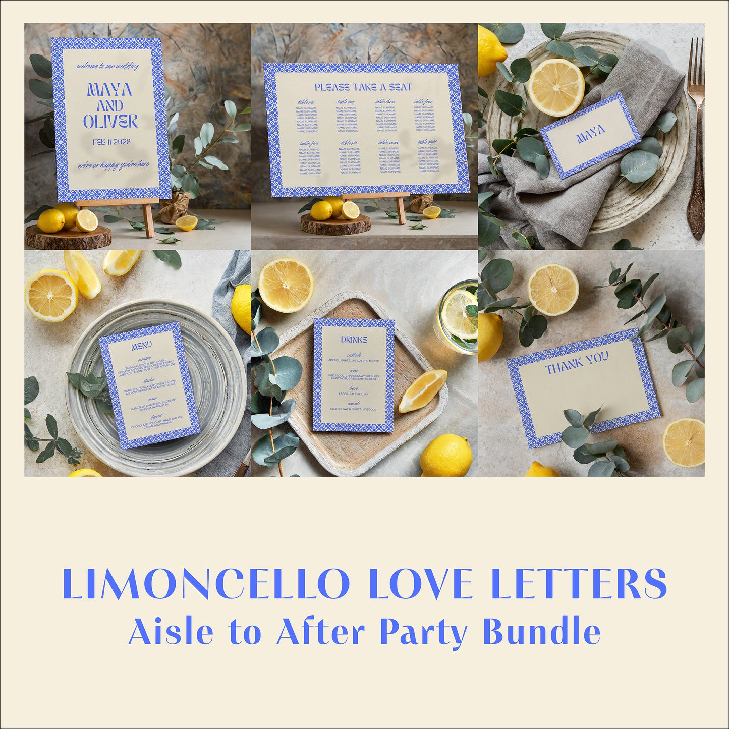 Aisle To After Party Bundle | Limoncello Love Letters