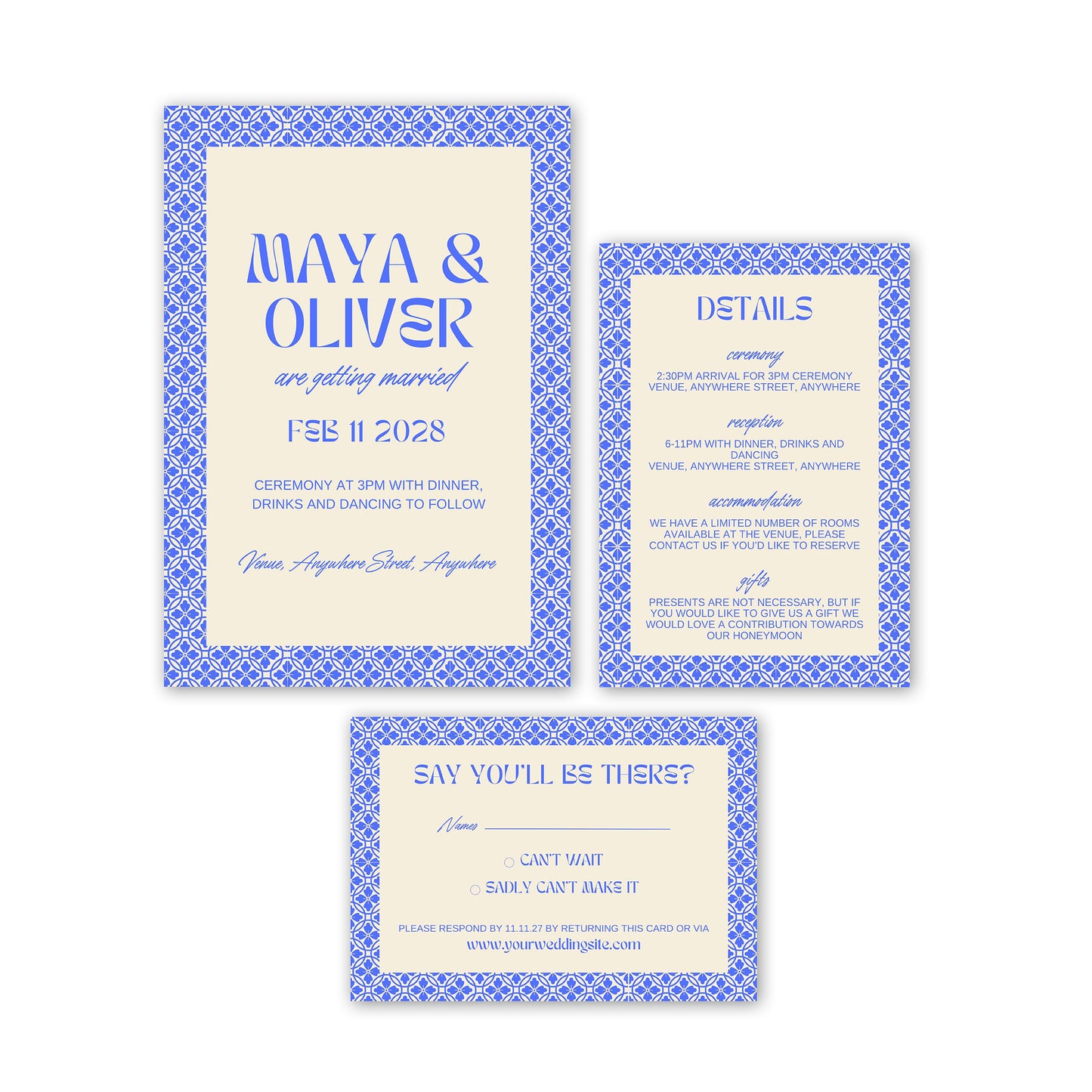 Invite Set | Limoncello Love Letters