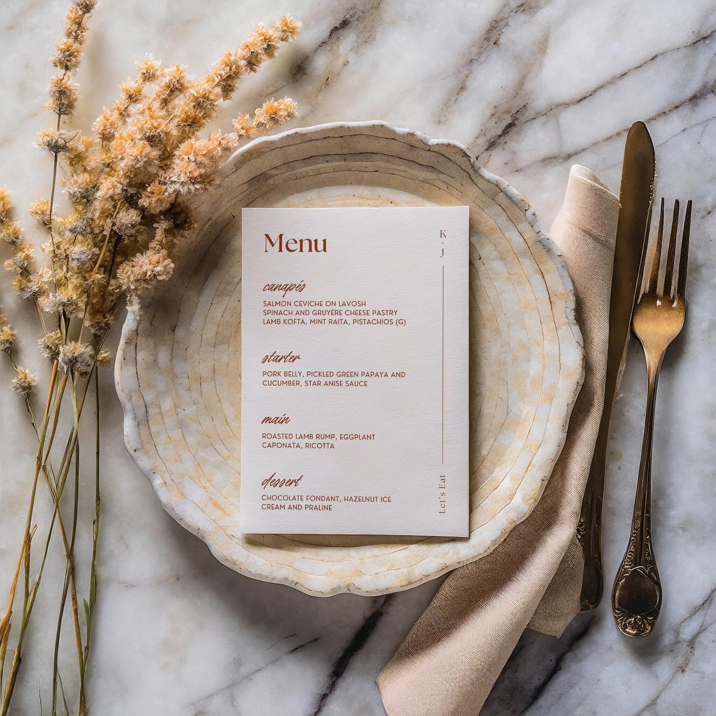 Food Menu | Meant To Be