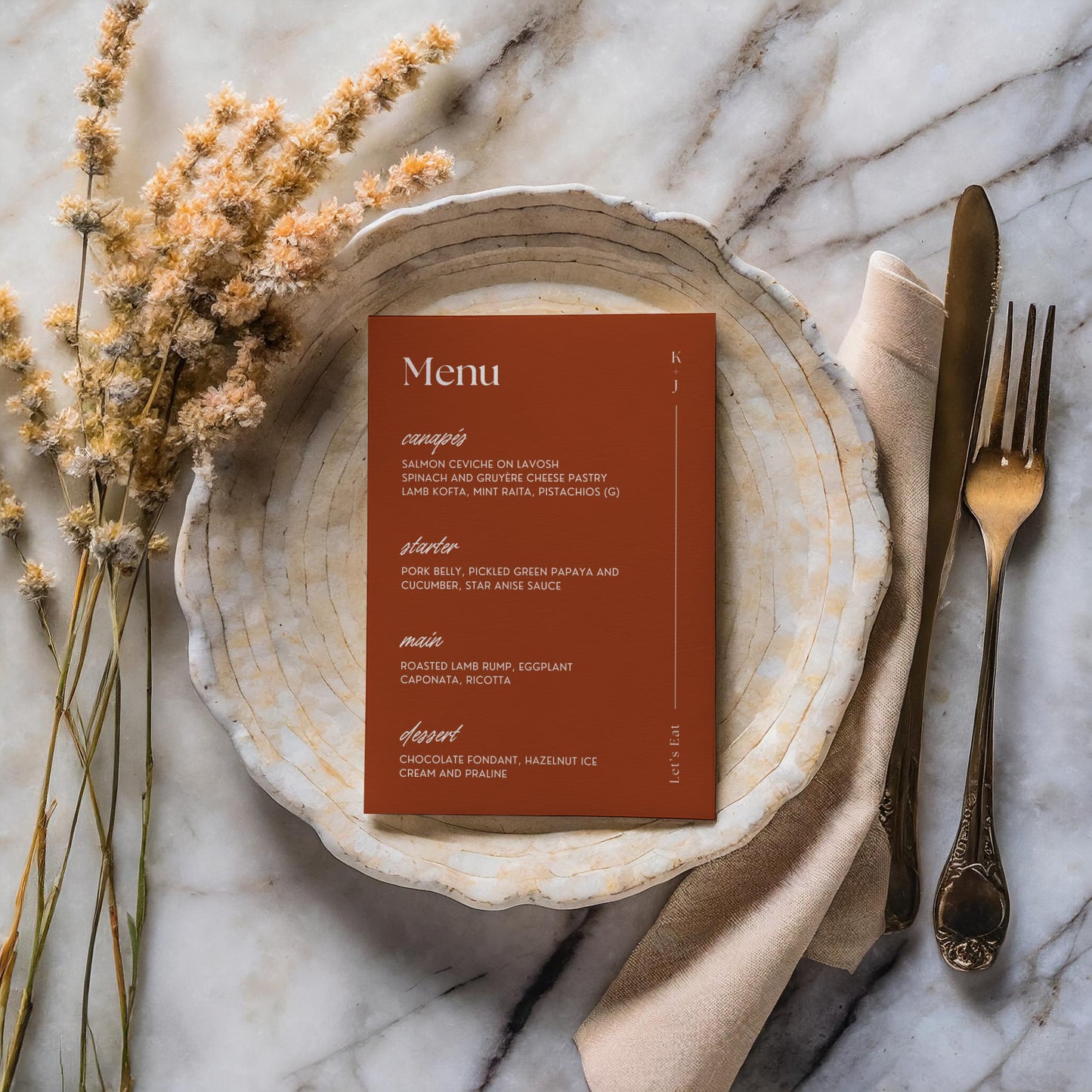 Food Menu | Meant To Be