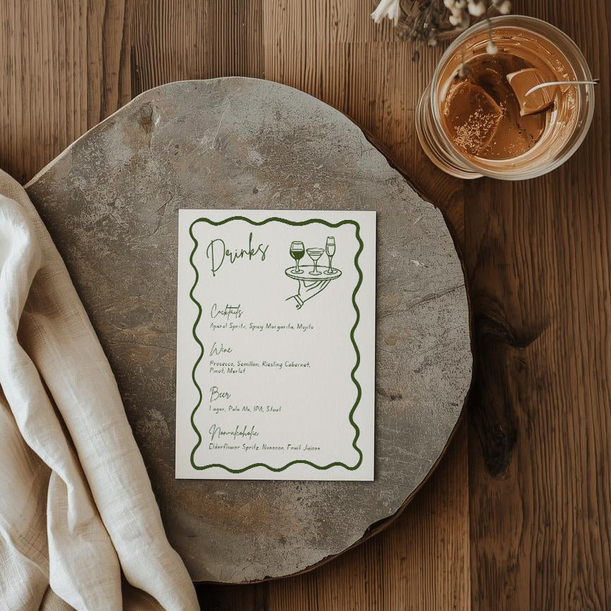 Drinks Menu | Hold My Hand