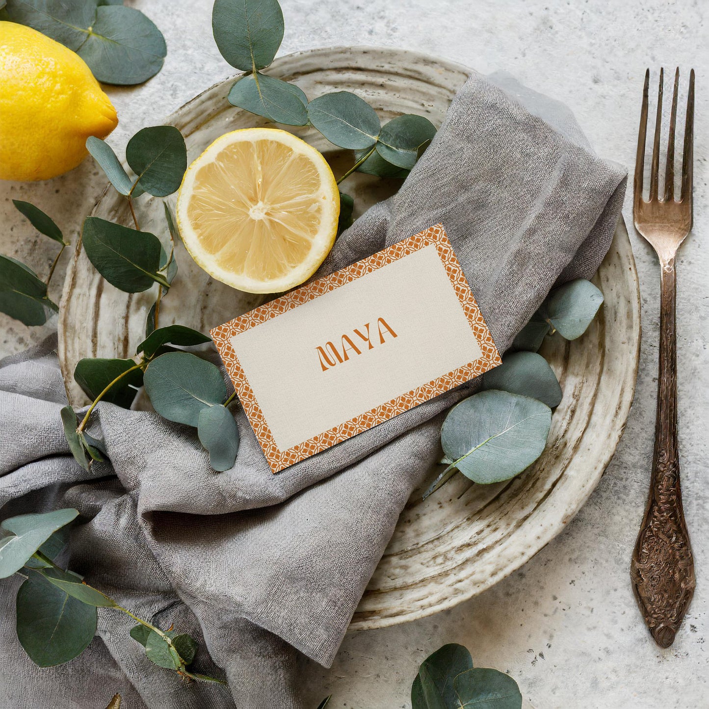 Place Card | Limoncello Love Letters