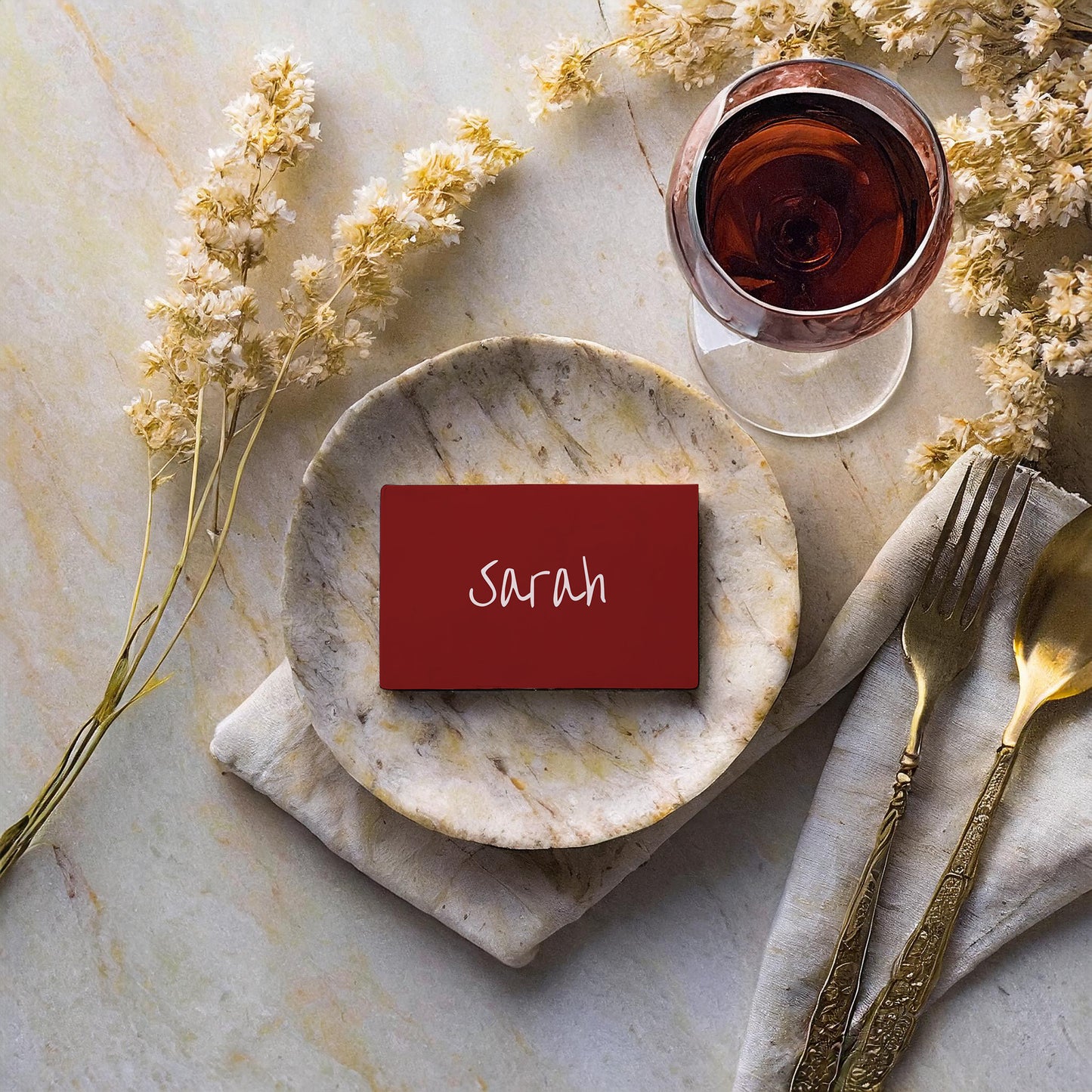 Place Card | Wine Country Kisses
