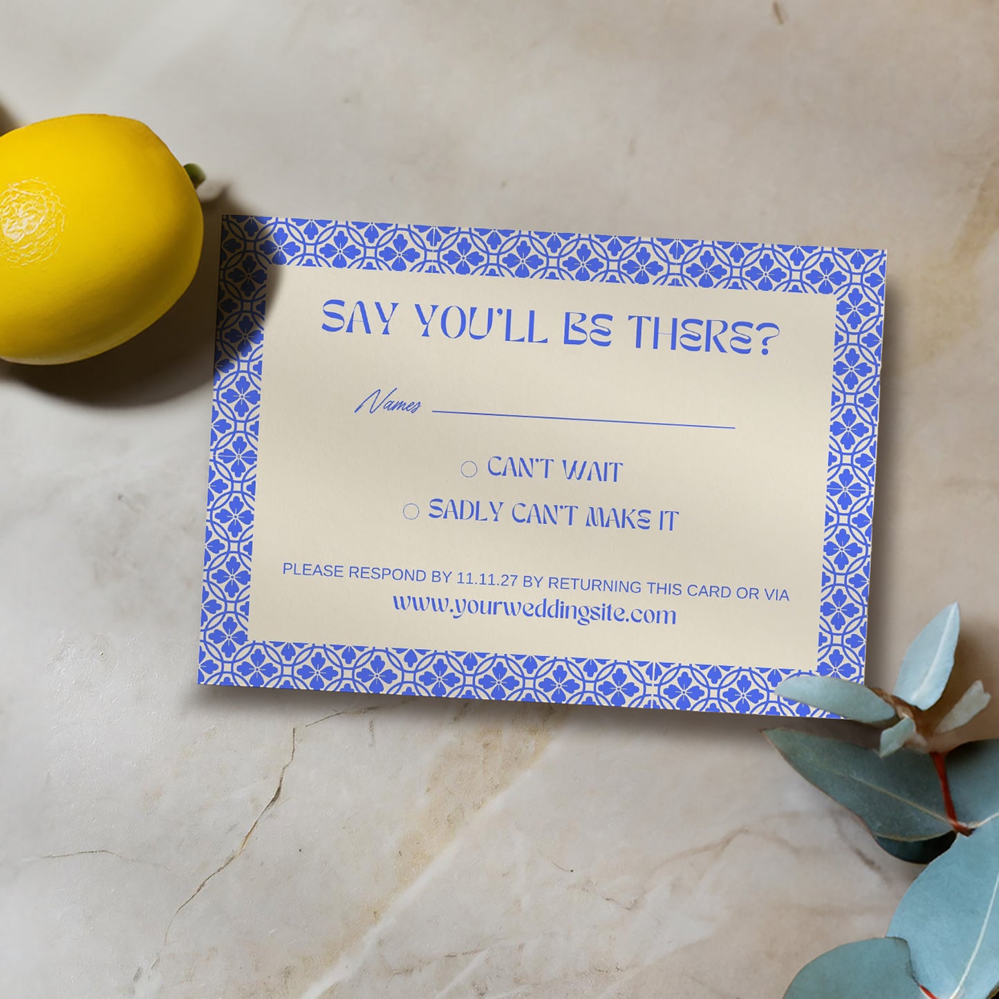 Invite Set | Limoncello Love Letters
