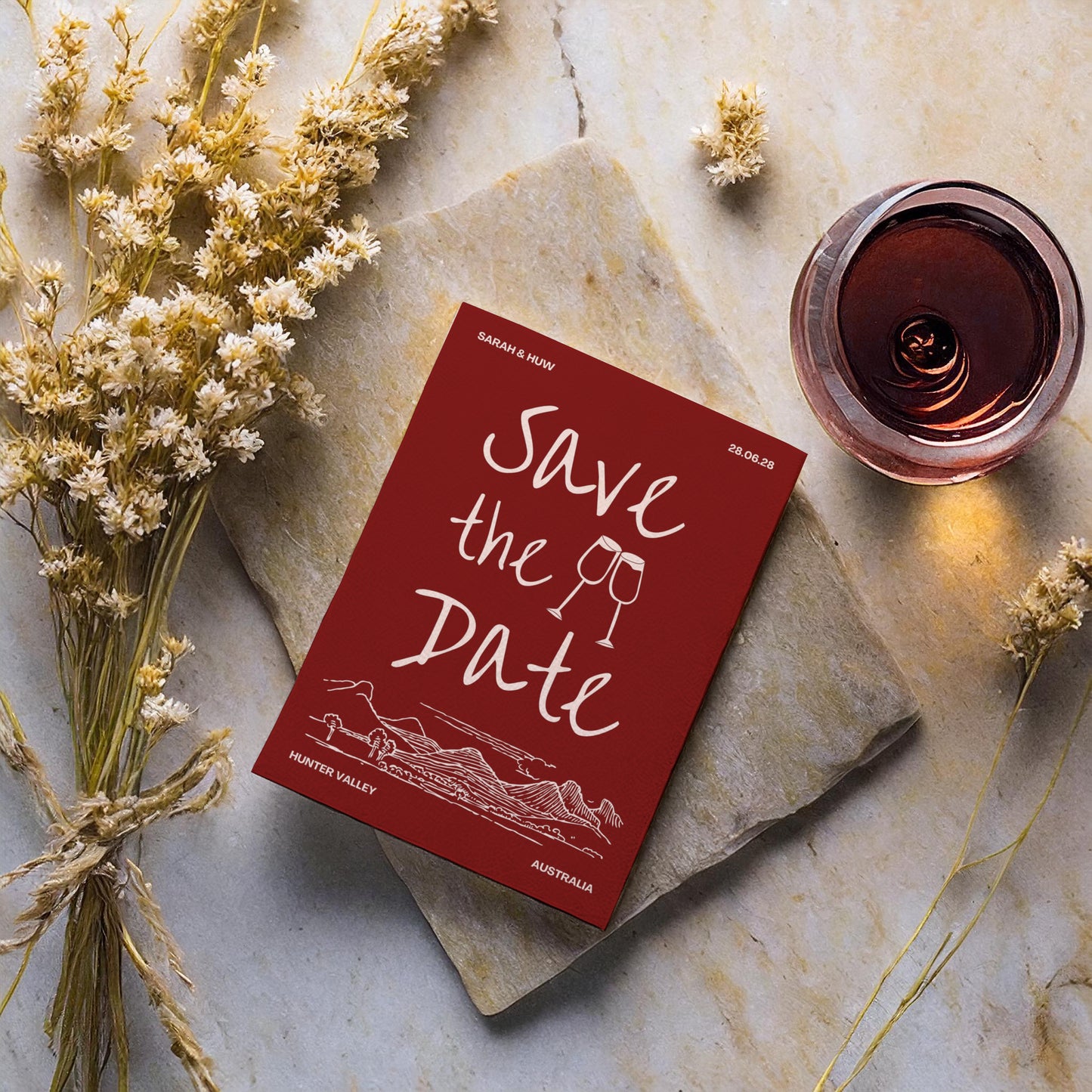 Save the Date | Wine Country Kisses