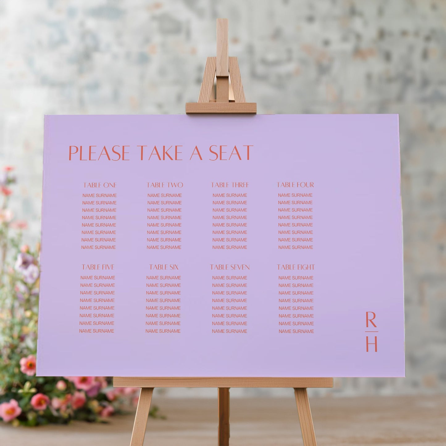 Seating Plan | Classic Crushin'