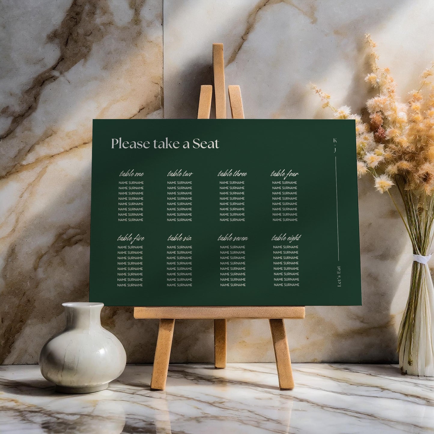 Seating Plan | Meant To Be