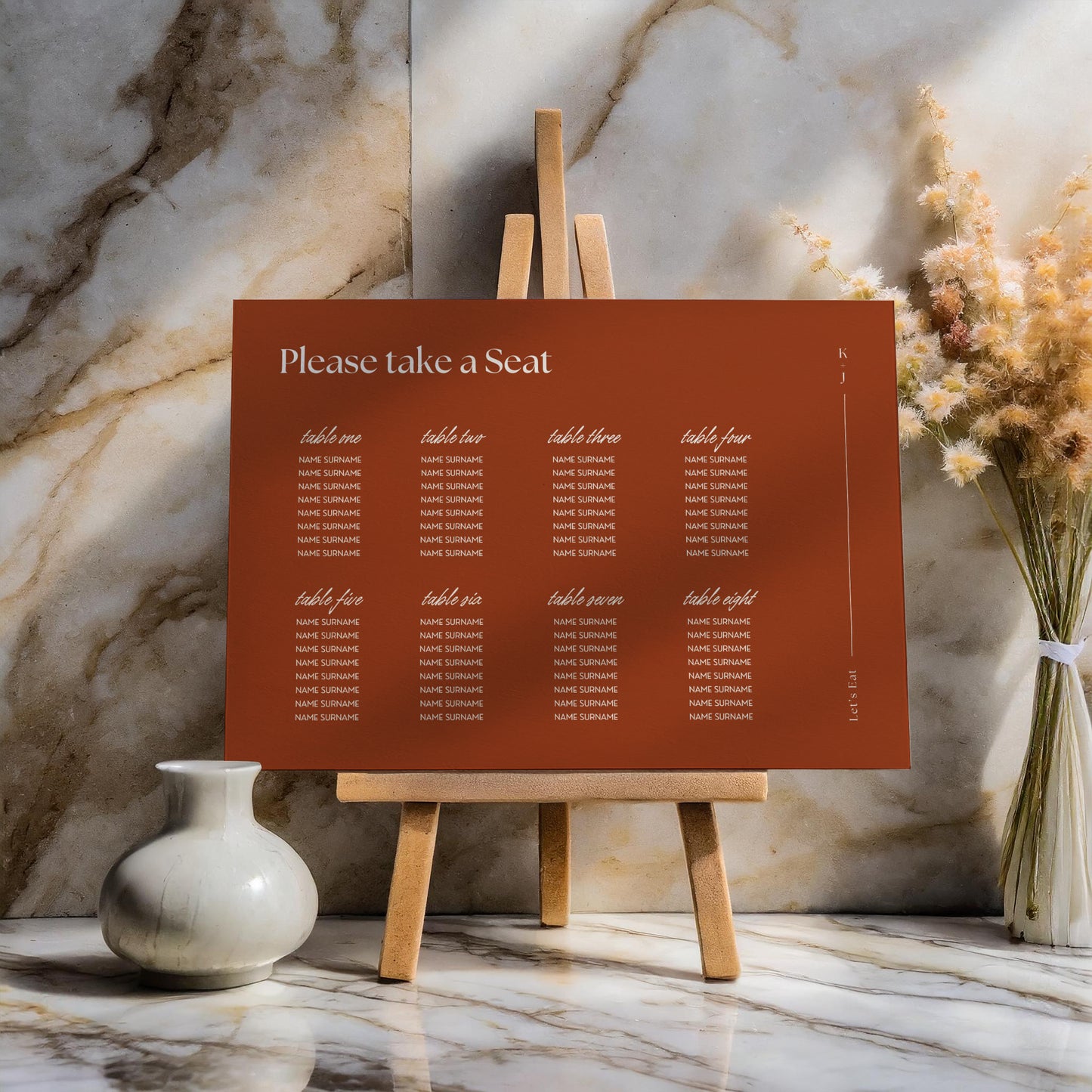 Seating Plan | Meant To Be