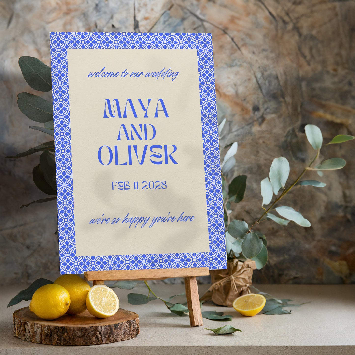 Welcome Sign | Limoncello Love Letters