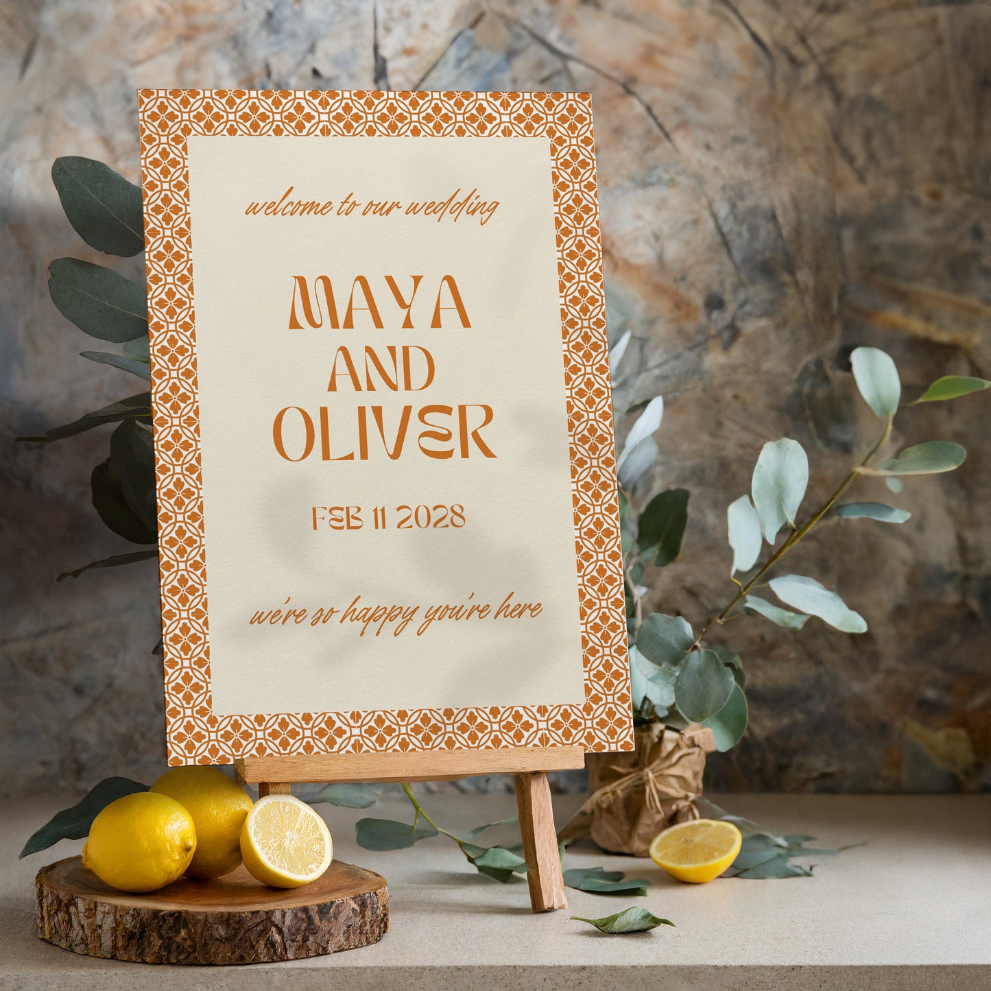 Welcome Sign | Limoncello Love Letters