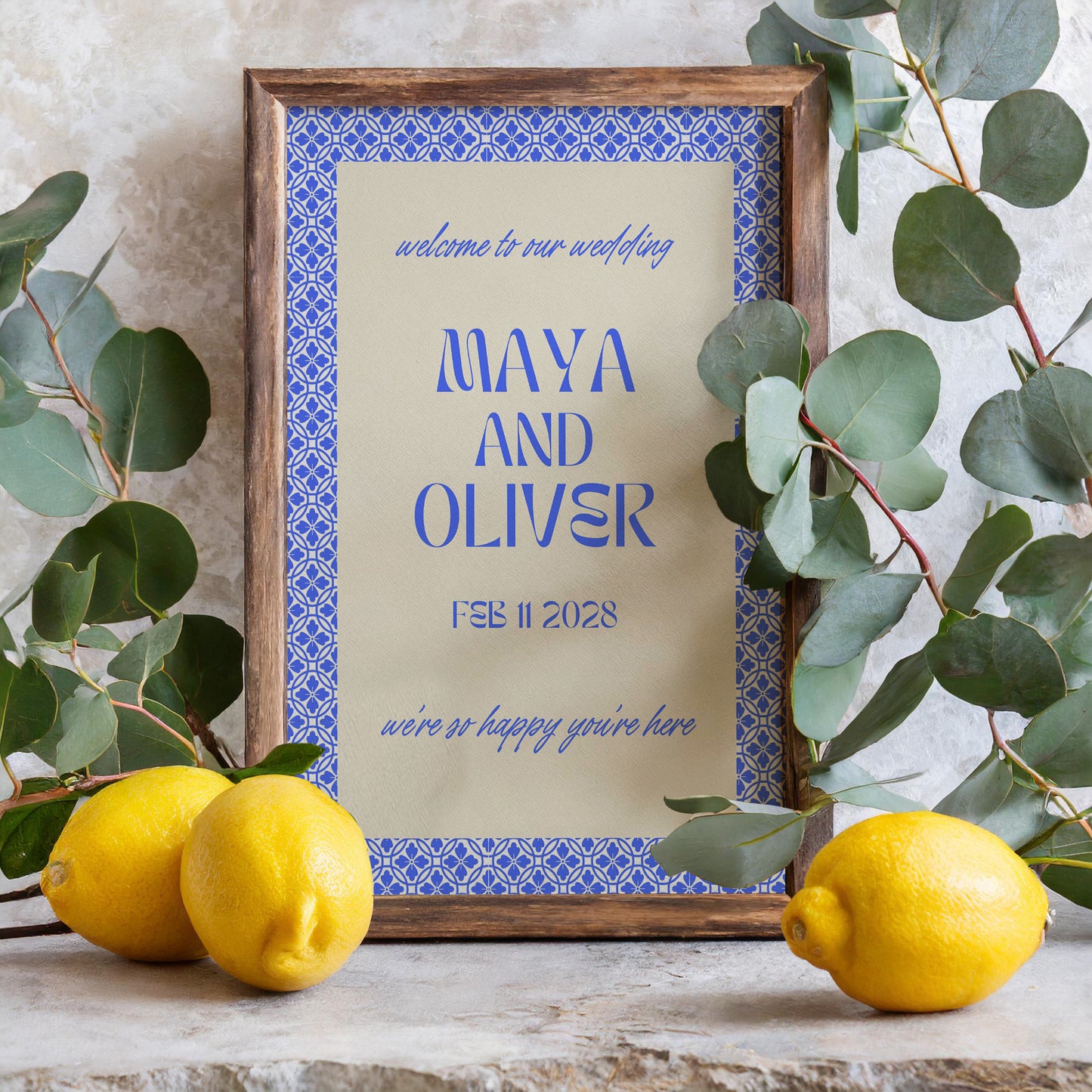Welcome Sign | Limoncello Love Letters