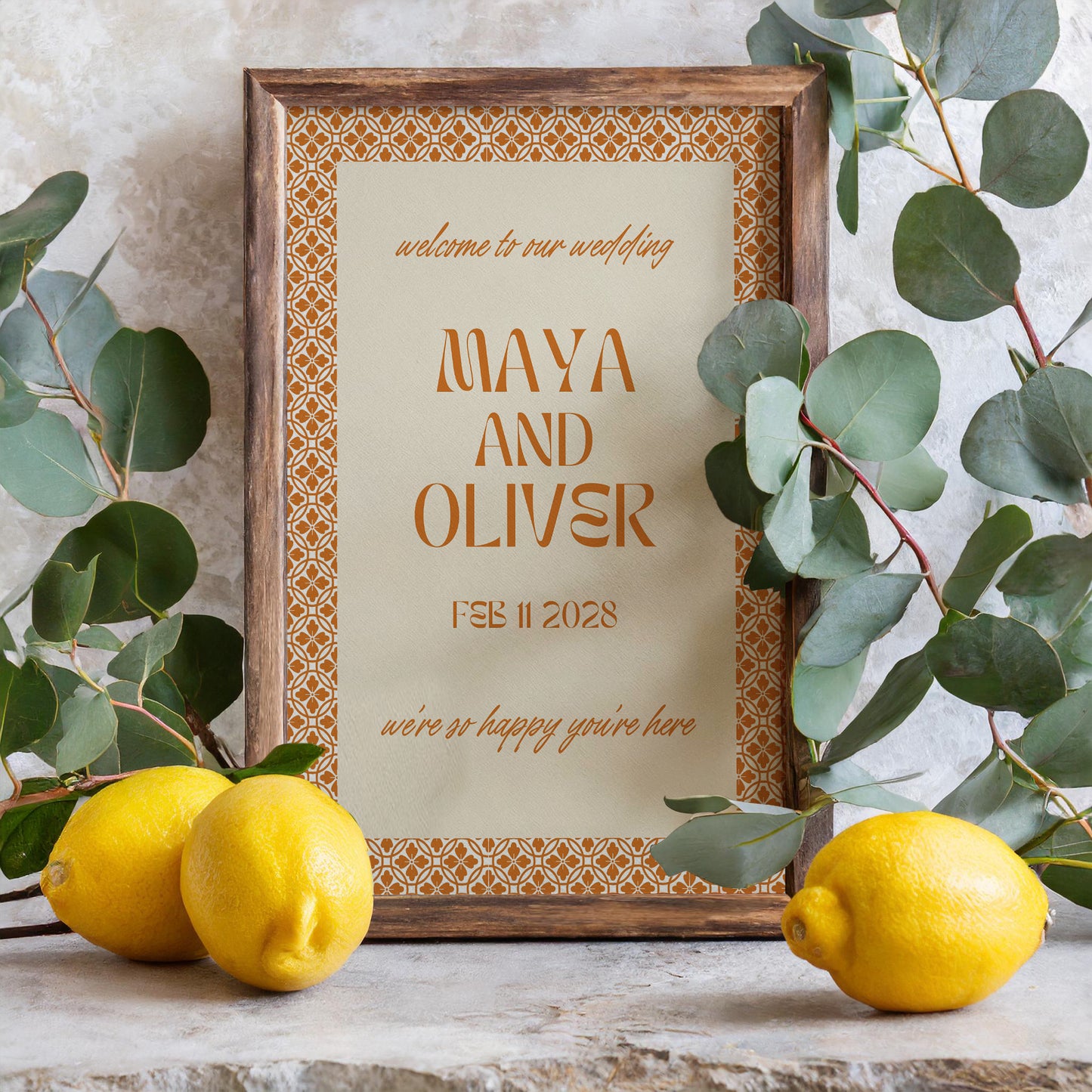 Welcome Sign | Limoncello Love Letters