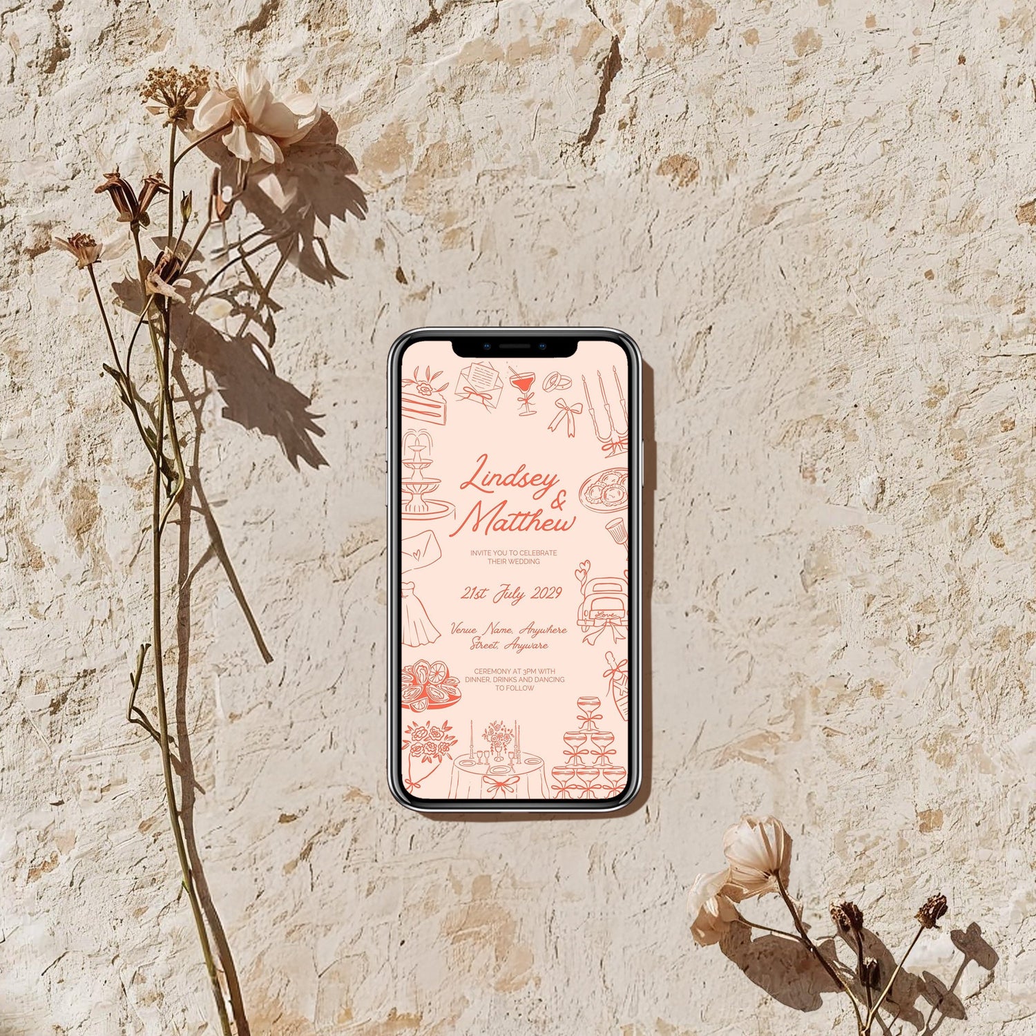 Digital Wedding Invitation & Save the Date Templates