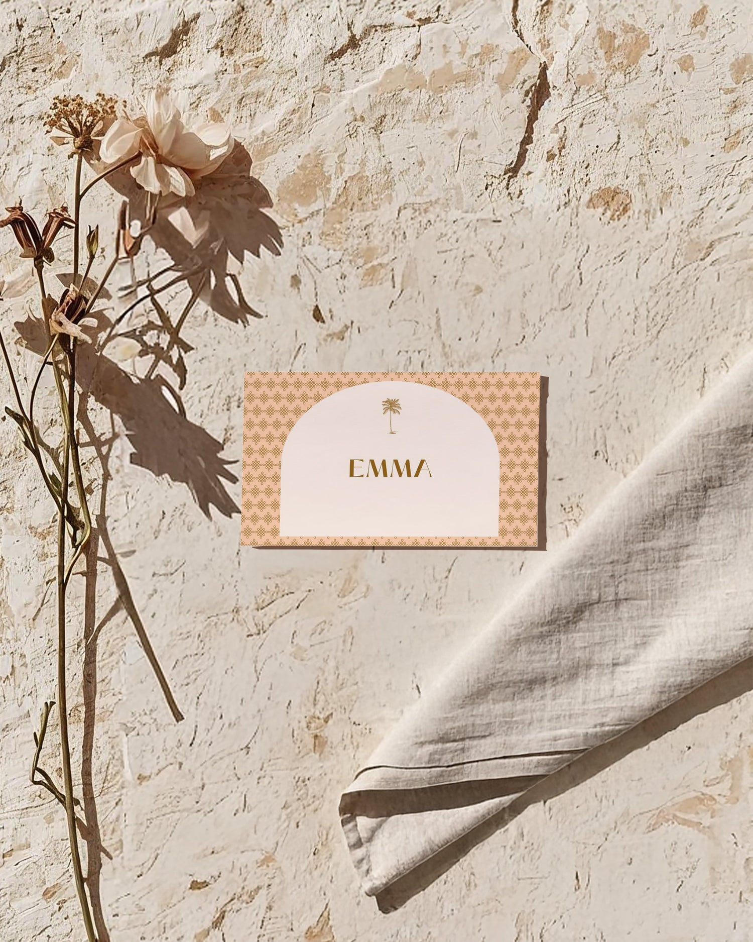 Editable Wedding Place Card Templates