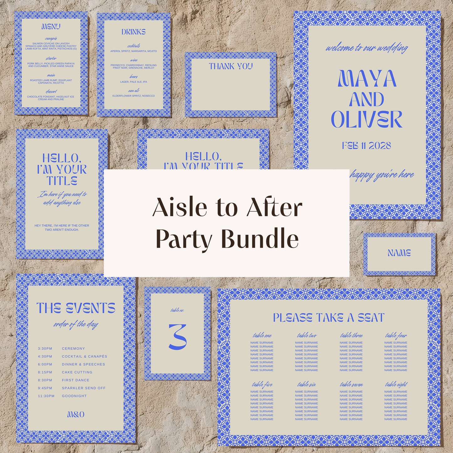 Aisle To After Party Bundle | Limoncello Love Letters