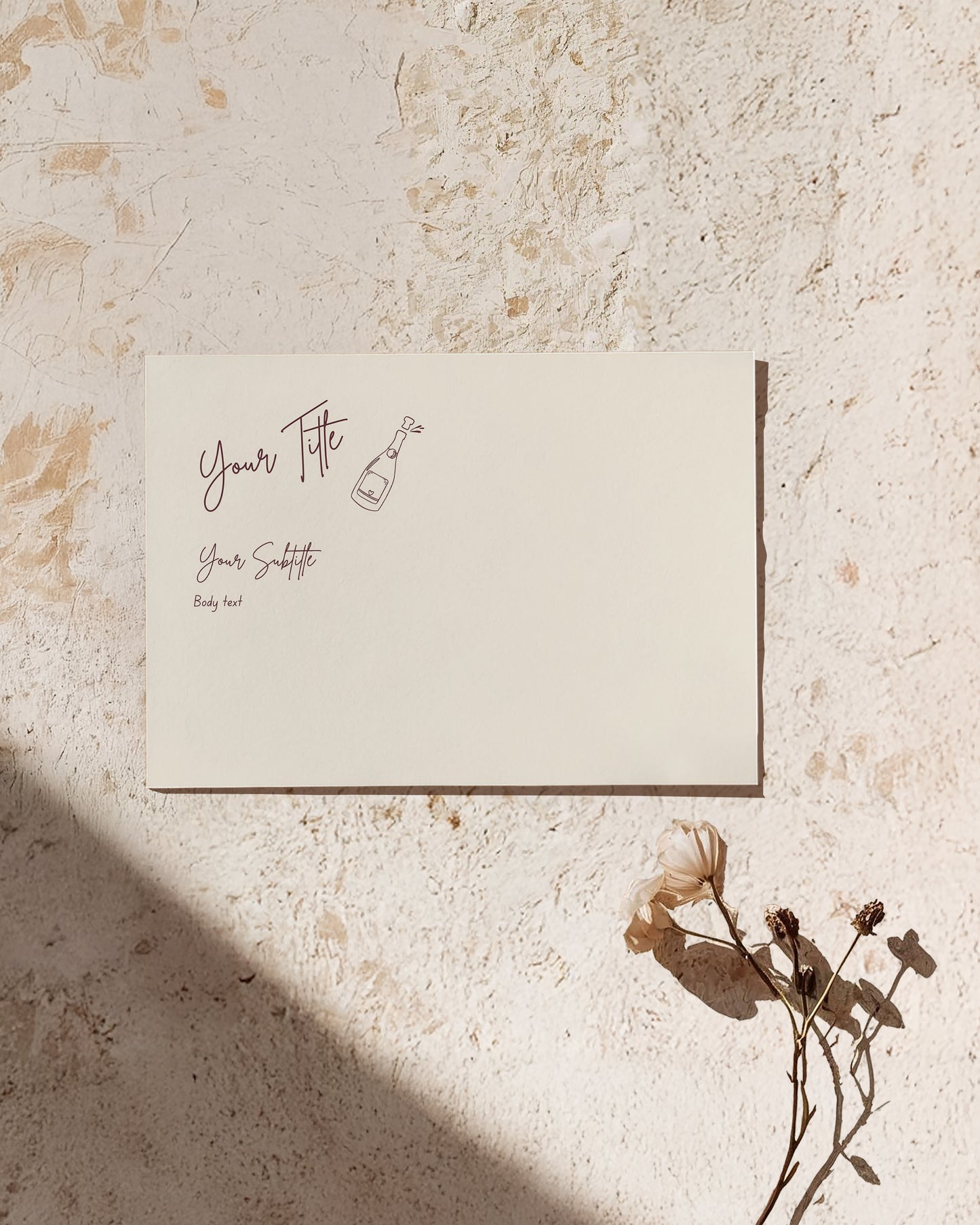 Blank Landscape Sign | Hold My Hand