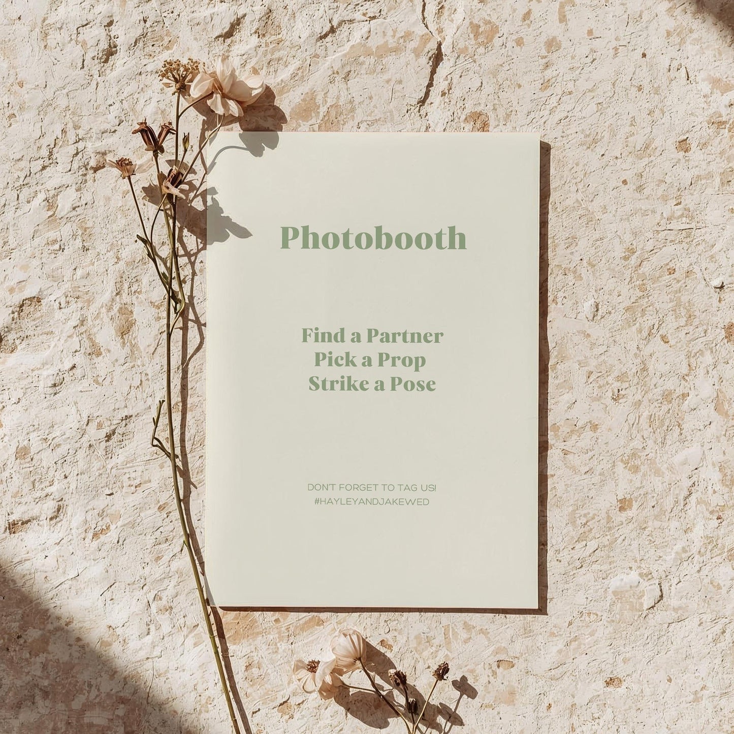 Blank Portrait Sign | Head Over Heels