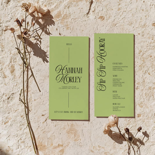 Drinks Menu (DL) | The Perfect Match