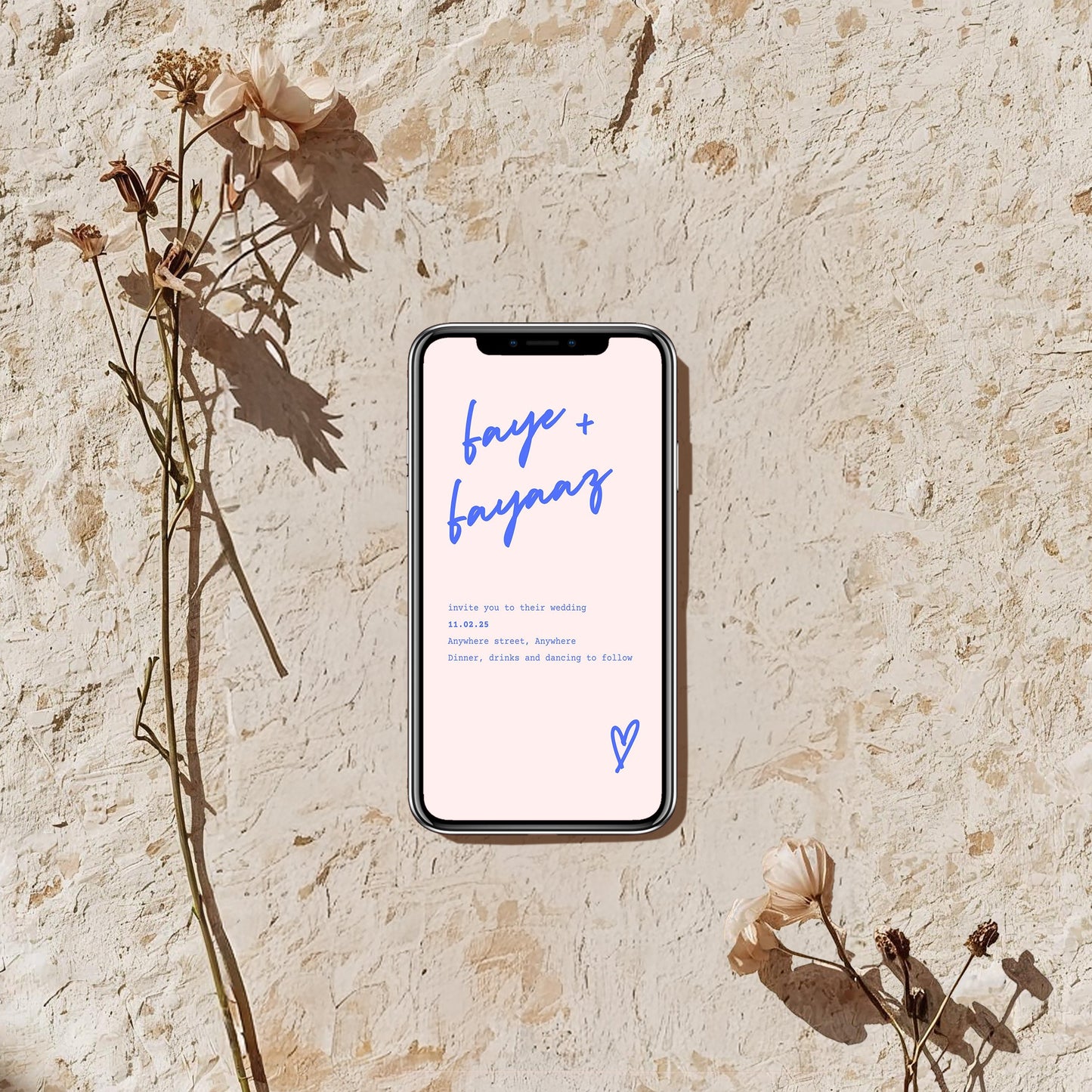 Digital Invite | Cross My Heart