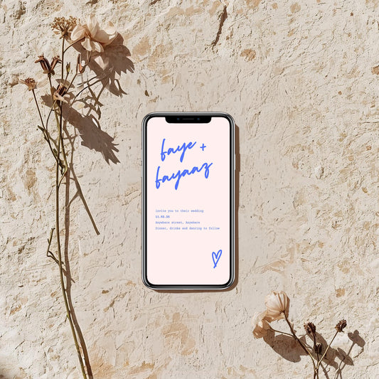 Digital Invite | Cross My Heart