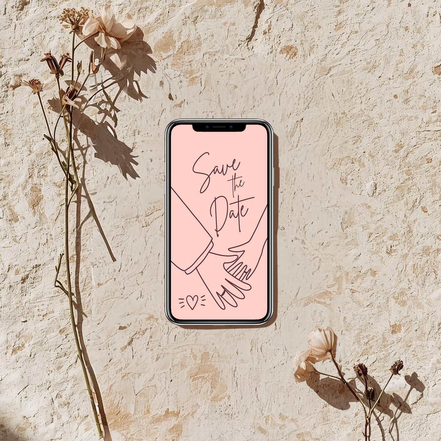 Digital Save the Date | Hold My Hand