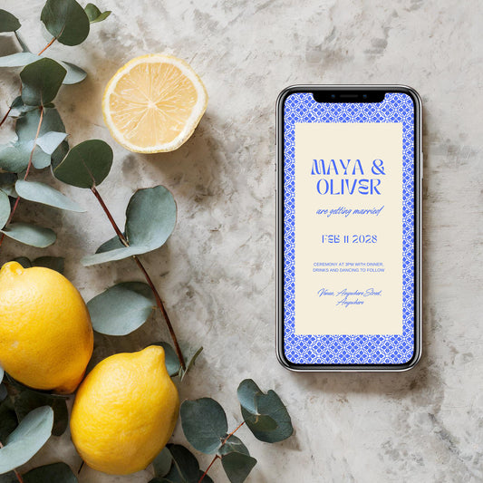 Digital Invitation | Limoncello Love Letters