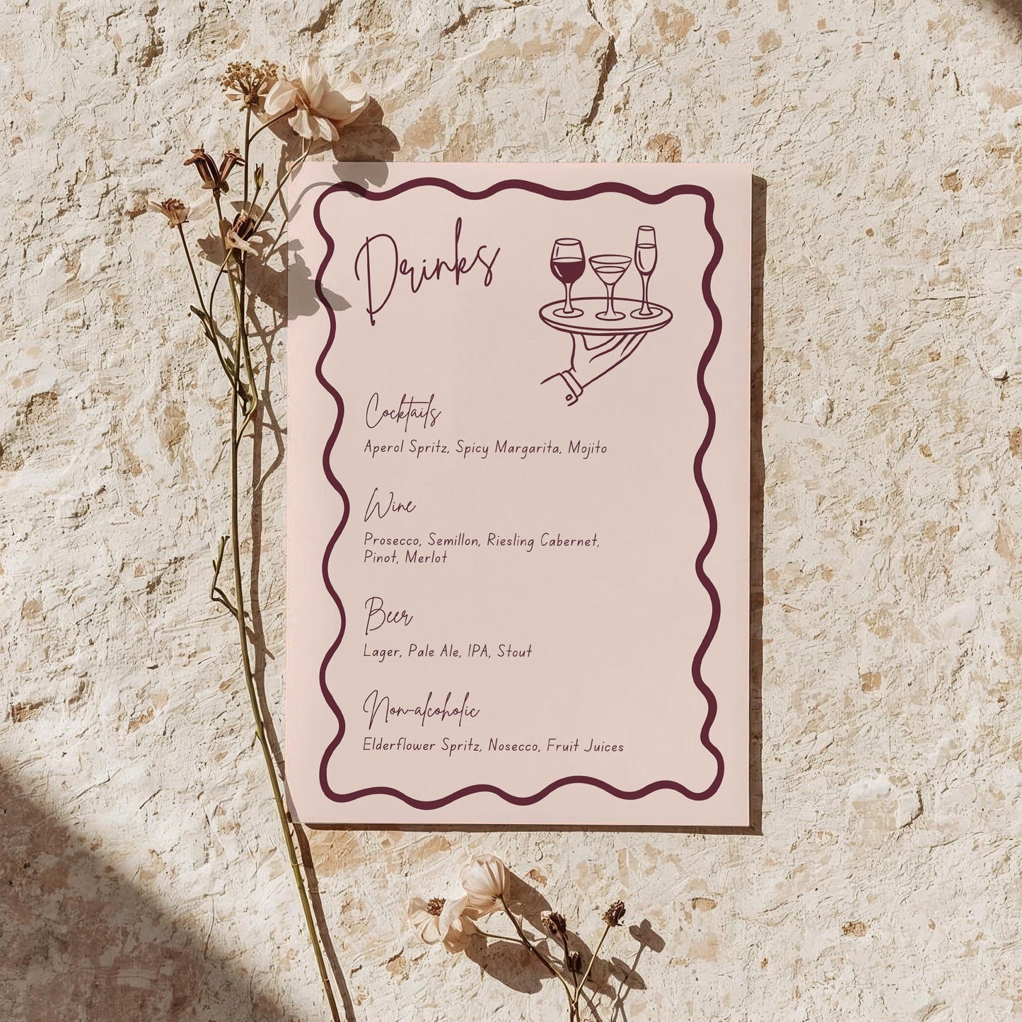 Drinks Menu | Hold My Hand