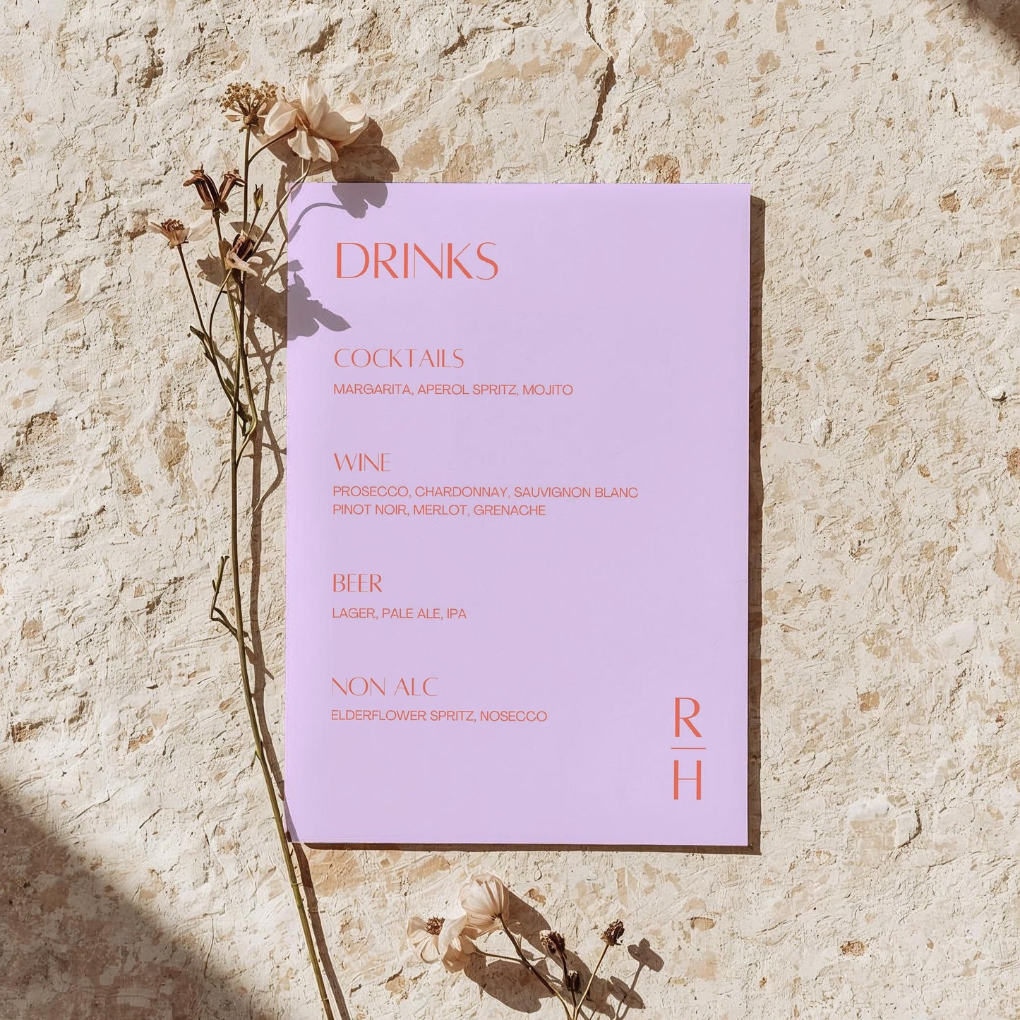 Drinks Menu | Classic Crushin'